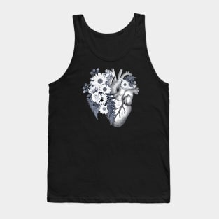 Floral heart 4 Tank Top